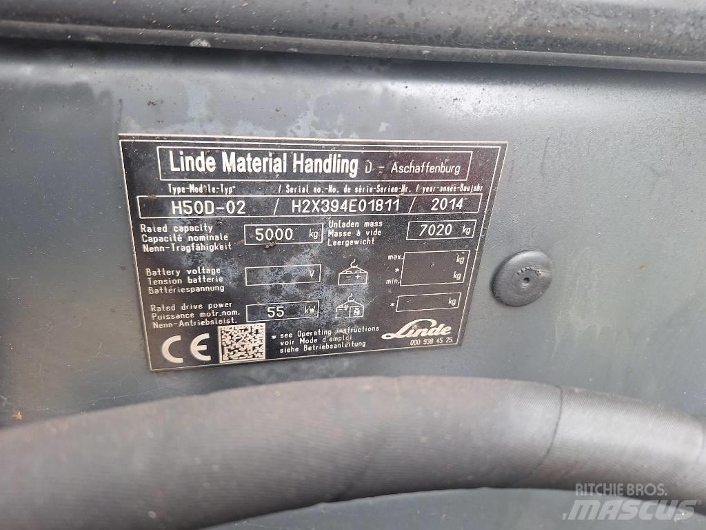 Linde H 50 D Empilhadores Diesel