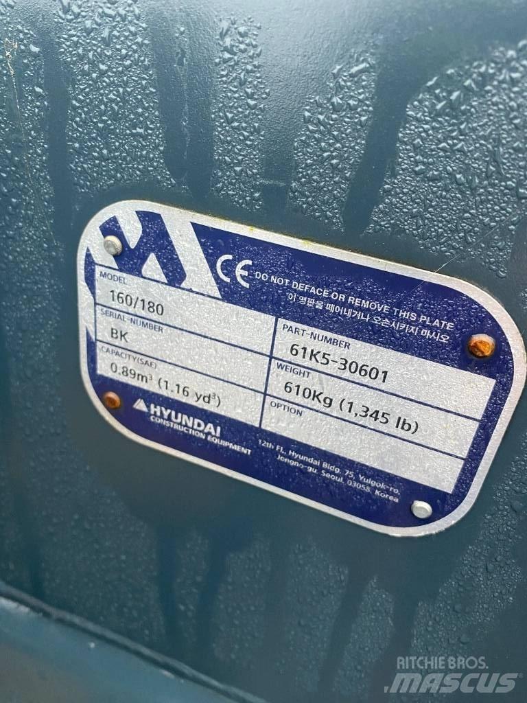 Hyundai 160/180 Baldes