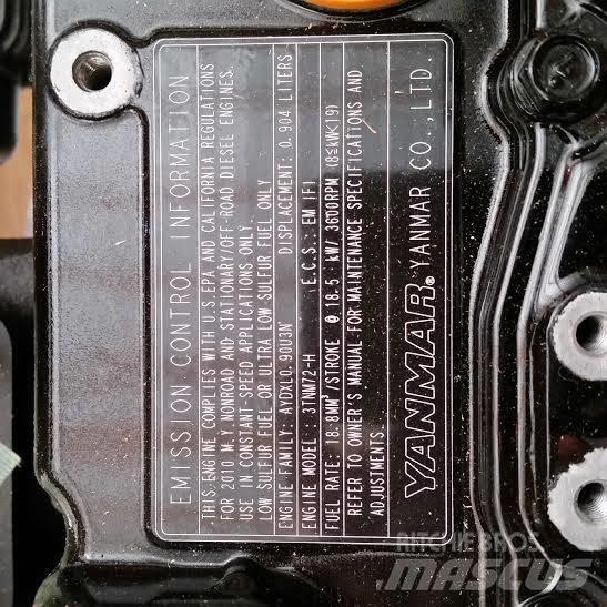Yanmar 3TNM72 Outros componentes