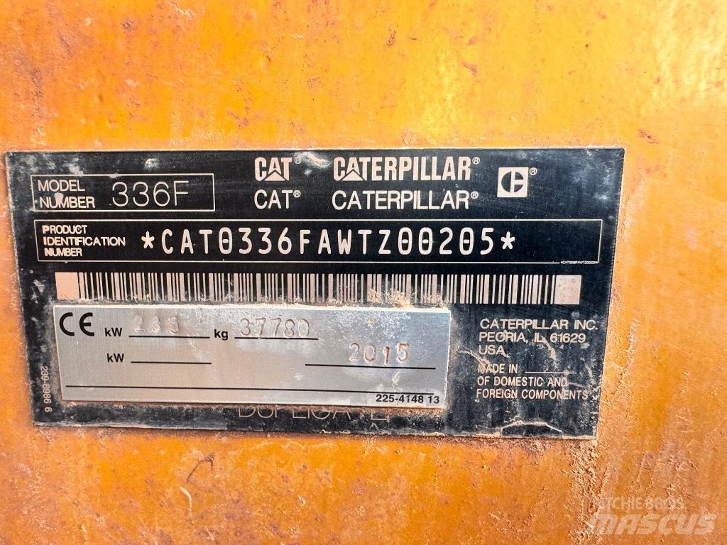 CAT 336 F L Escavadoras de rastos