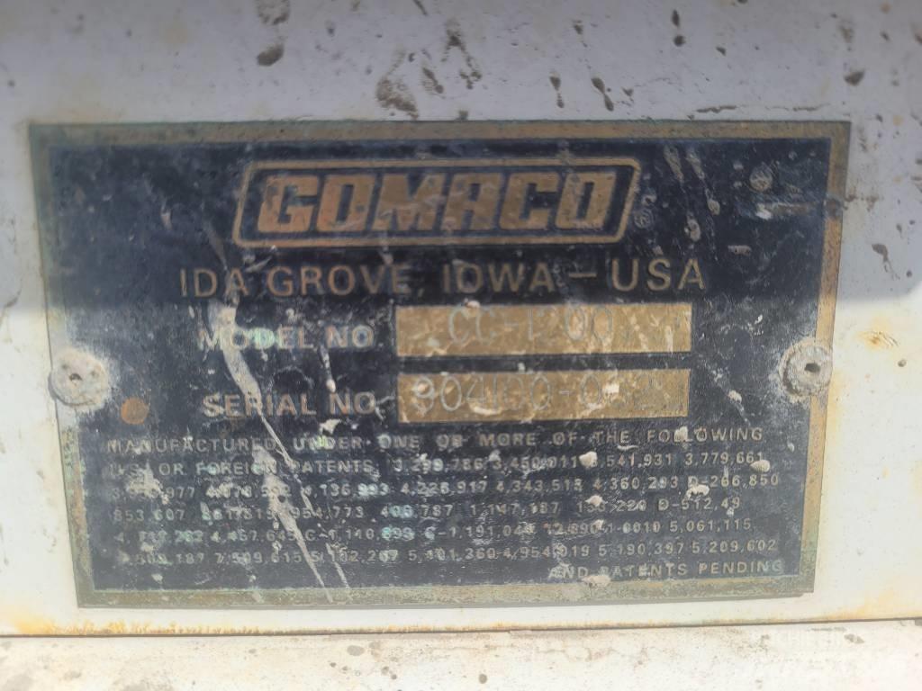 Gomaco CC1200 Acessórios para betão