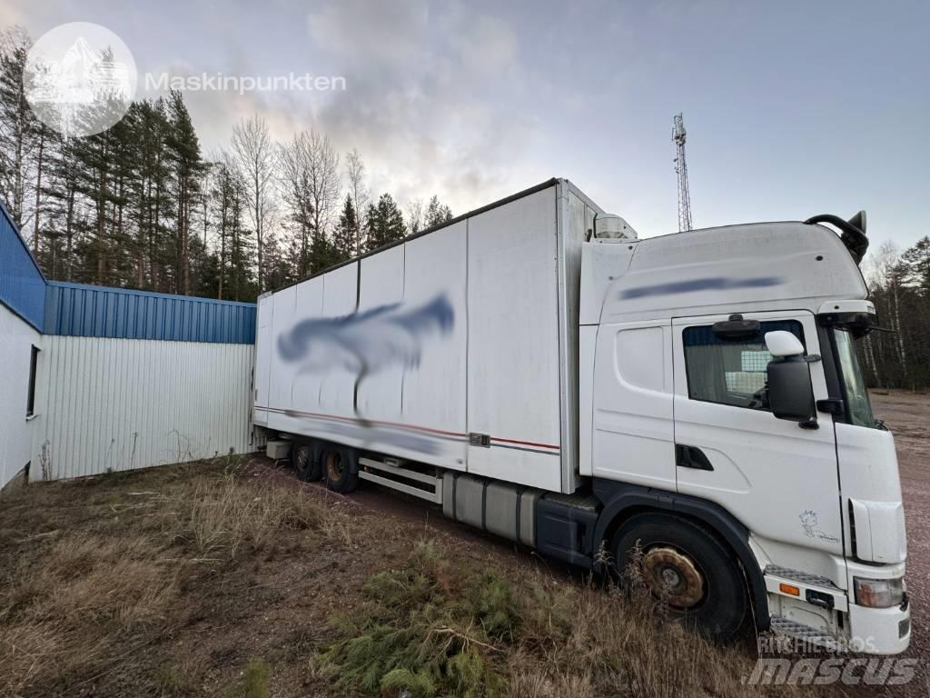 Scania R 114 Camiões de caixa fechada