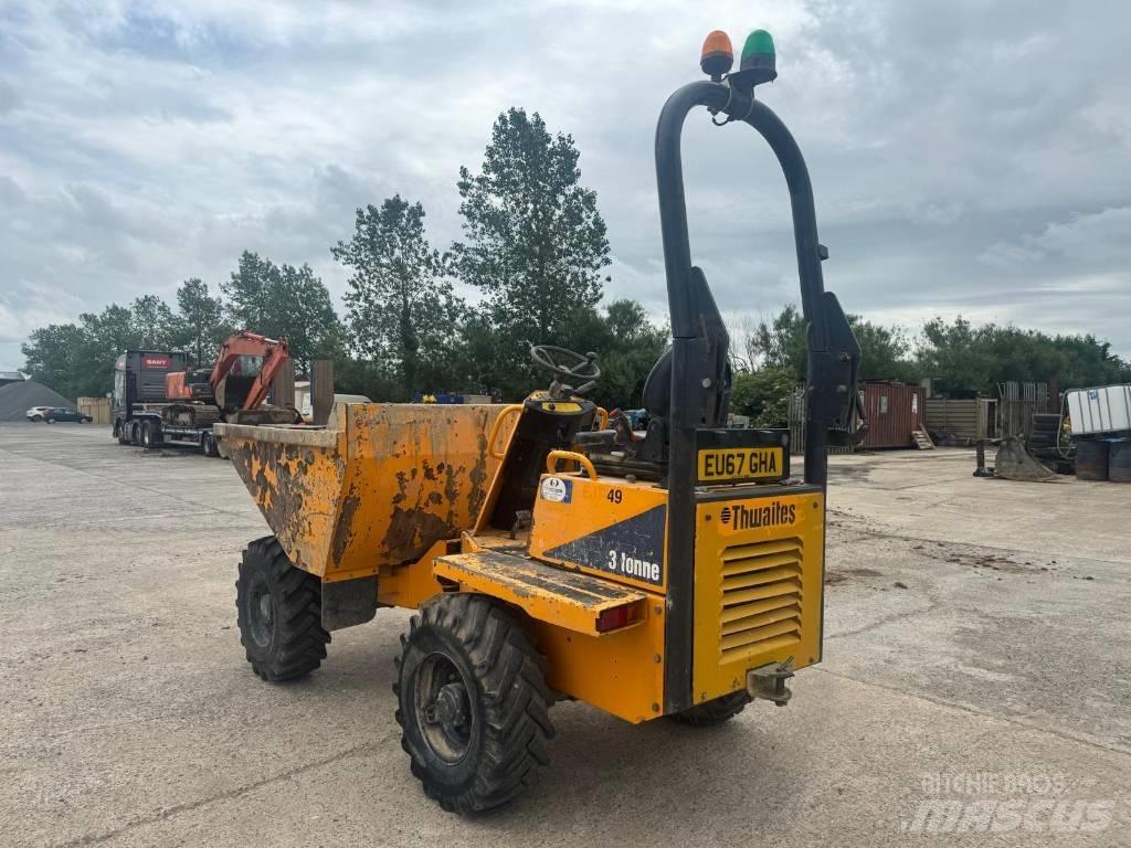 Thwaites 3 tonne Dumpers de obras