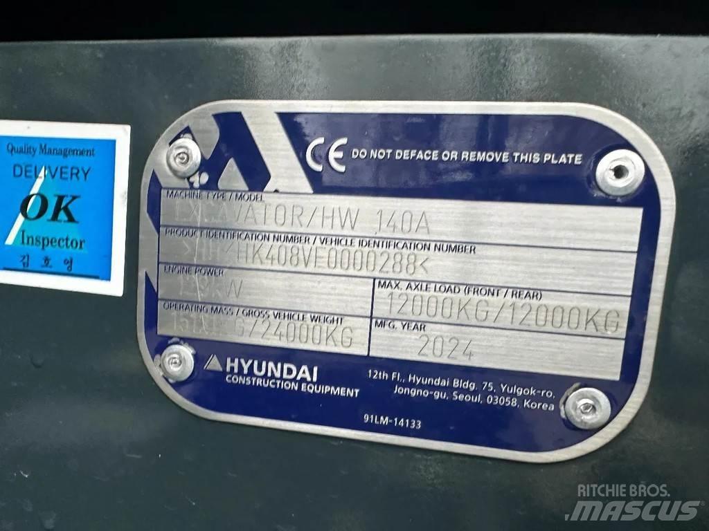 Hyundai HW140A Escavadoras de rodas