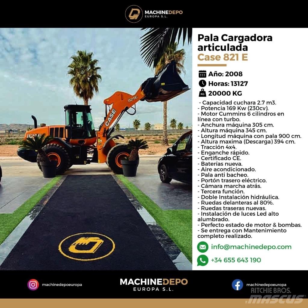 CASE 821 E Pás carregadoras de rodas