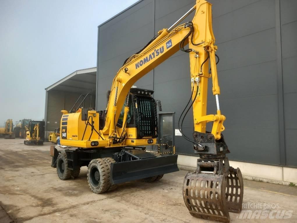 Komatsu PW148-10 Escavadoras de rodas