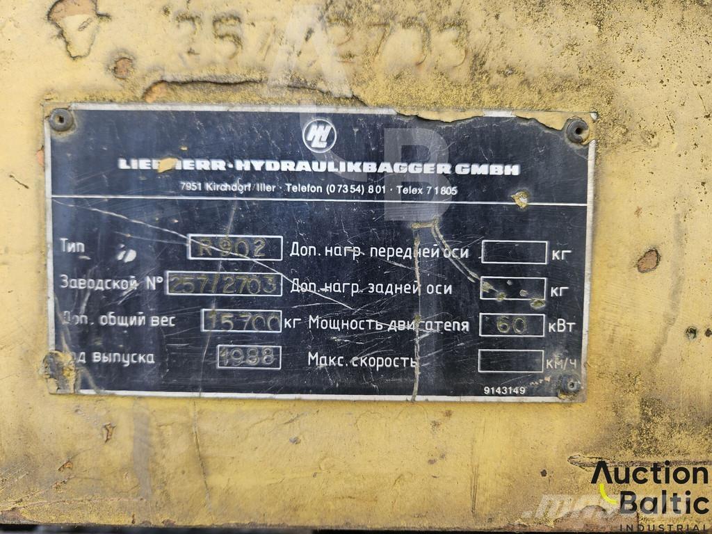 Liebherr R 902 Escavadoras de rastos