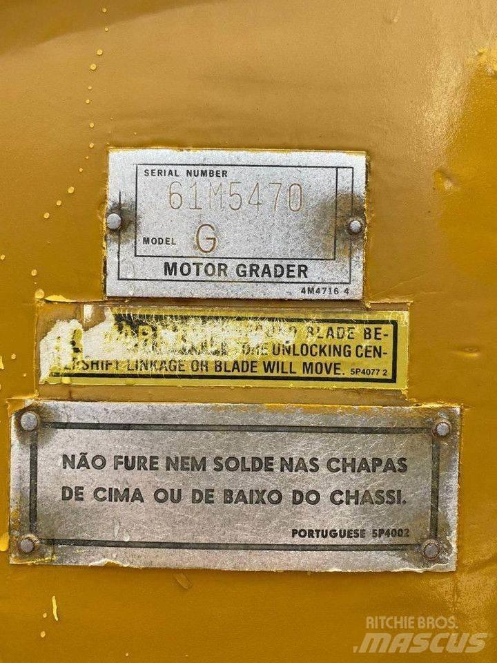 CAT 12G Motoniveladoras