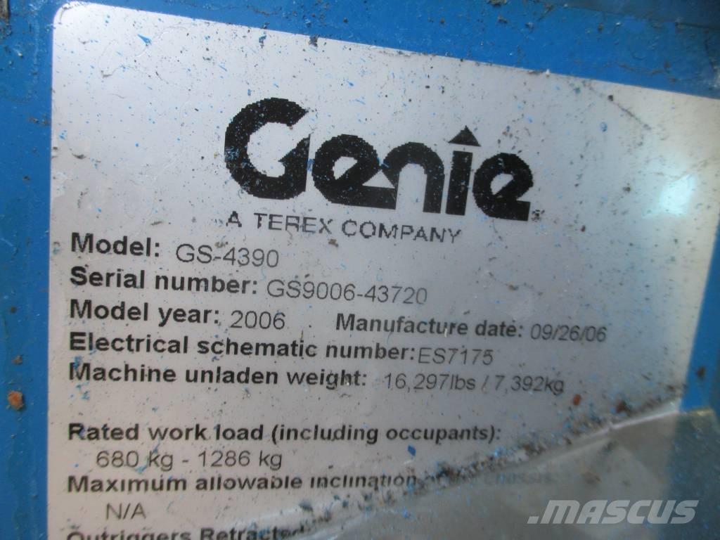 Genie GS 4390 RT Elevadores de tesoura
