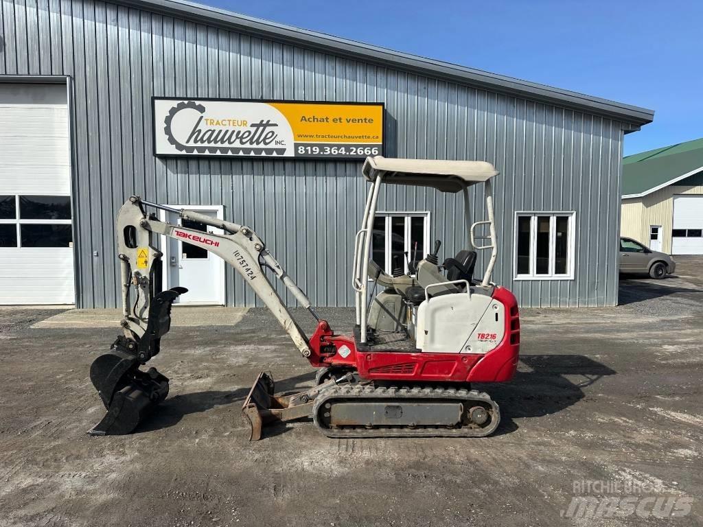 Takeuchi TB 216 Mini Escavadoras <7t