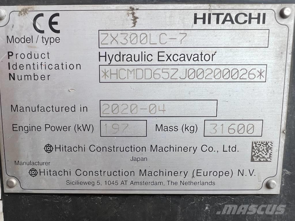 Hitachi ZX 300 LC-7 Escavadoras de rastos