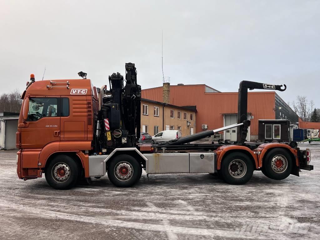 MAN Tgs 35.540 8x2-4 Camiões grua