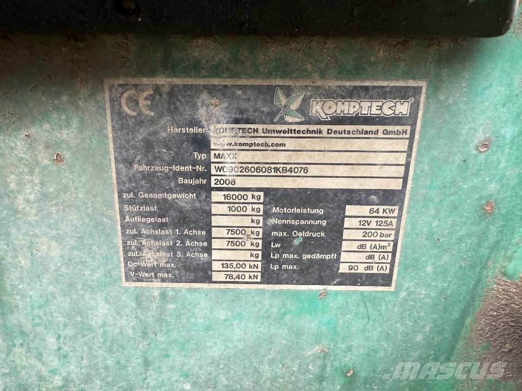 Komptech Maxx Crivos móveis