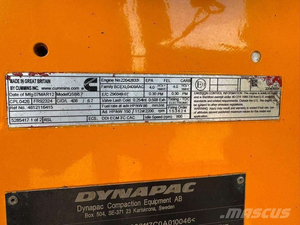 Dynapac CA362PD Cilindros Compactadores monocilíndricos
