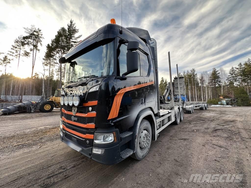 Scania R 650 Ekipage Camiões de transporte de troncos