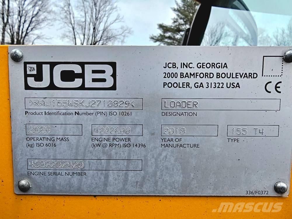 JCB 155 Carregadoras de direcção deslizante