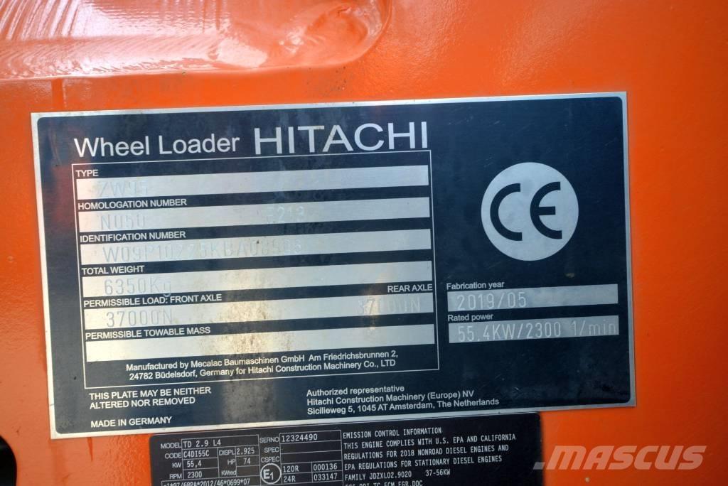Hitachi ZW 95-6 C Pás carregadoras de rodas
