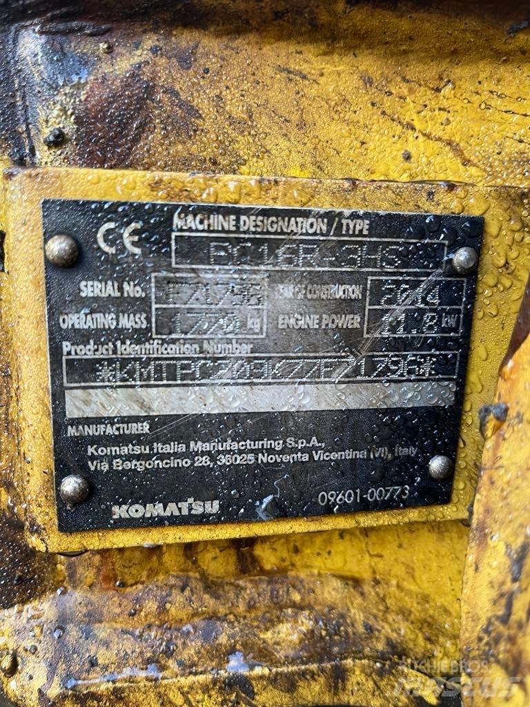 Komatsu PC 16 R-3HS Mini Escavadoras <7t
