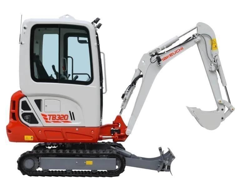 Takeuchi TB320 Mini Escavadoras <7t
