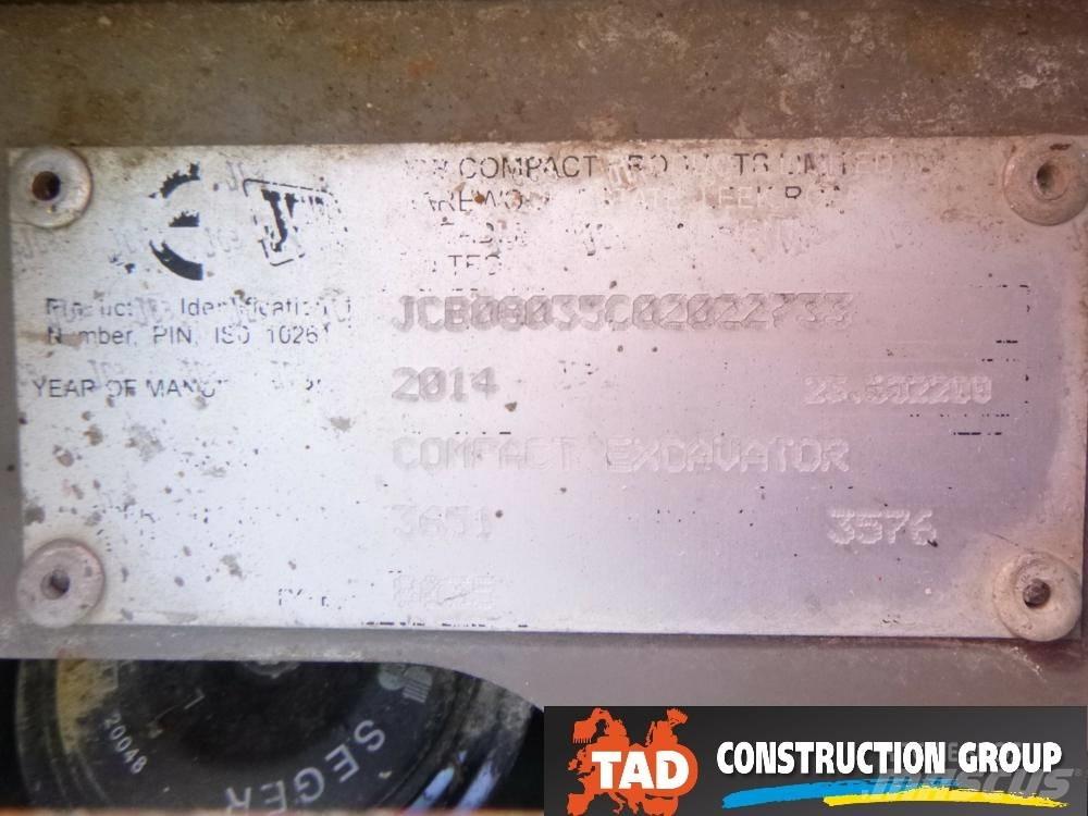 JCB 8035 ZTS Mini Escavadoras <7t