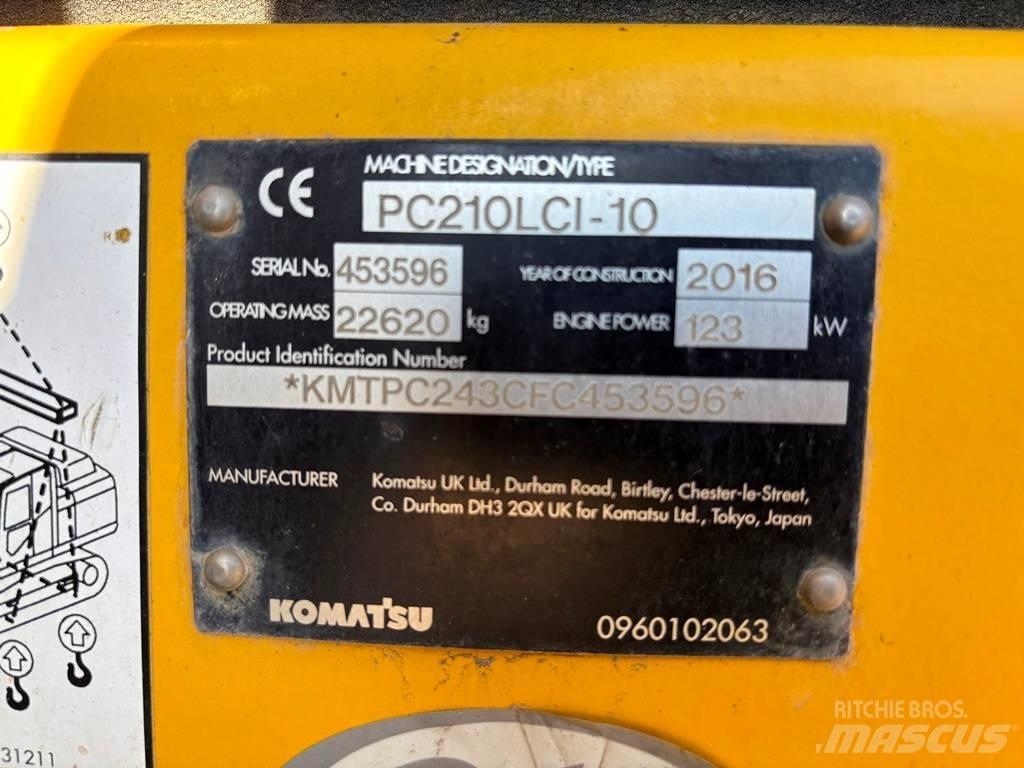 Komatsu PC 210 LC-10 Escavadoras de rastos
