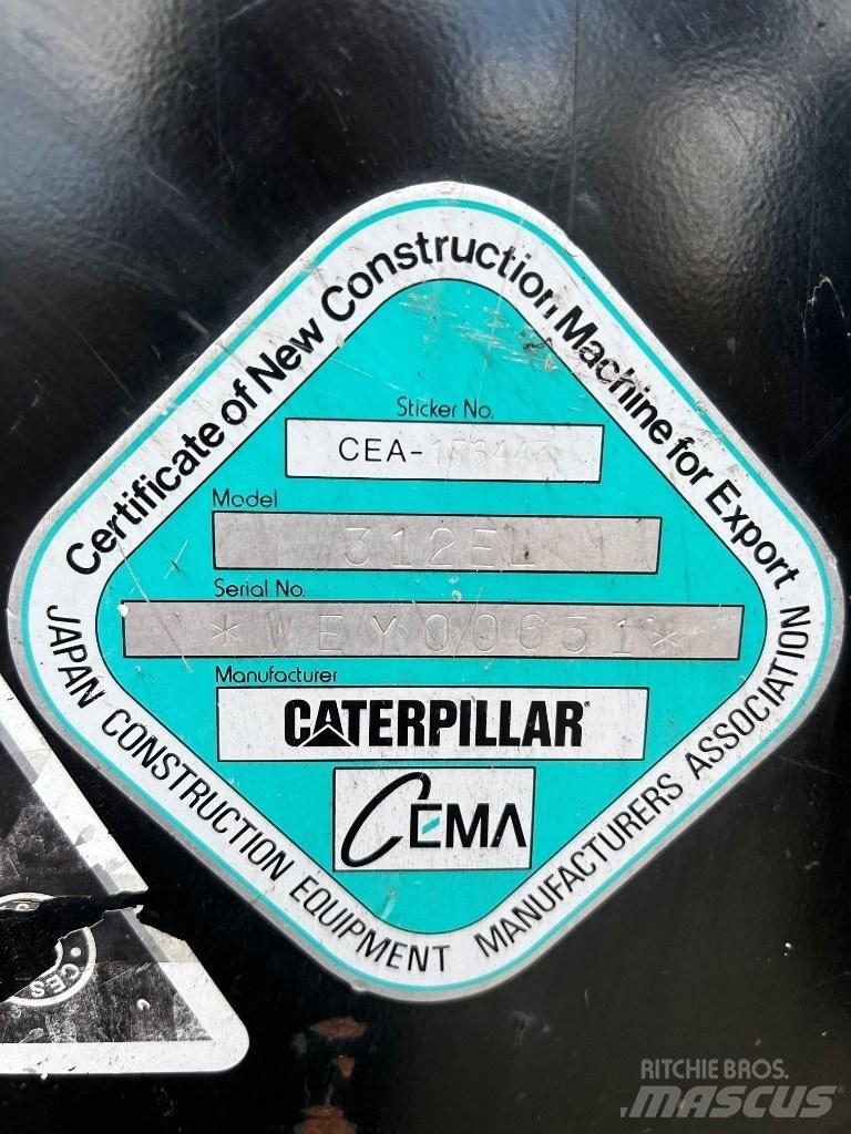 CAT 312 E Escavadoras de rastos
