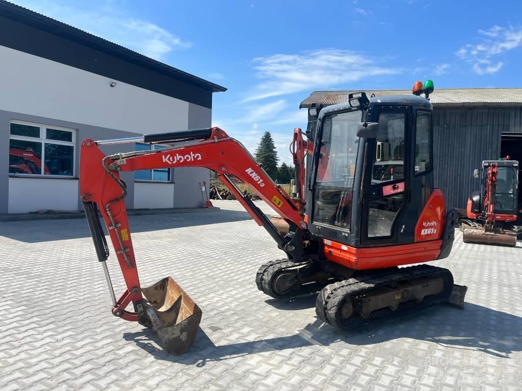 Kubota KX 61-3 Mini Escavadoras <7t
