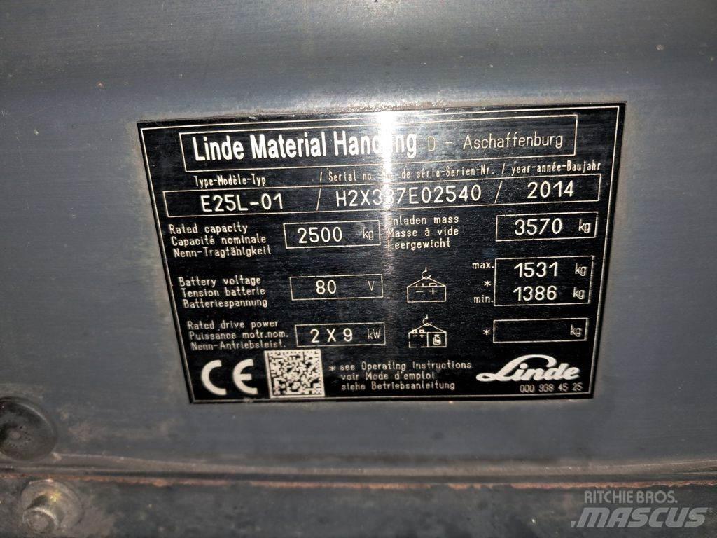 Linde E25L-01 Empilhadores eléctricos