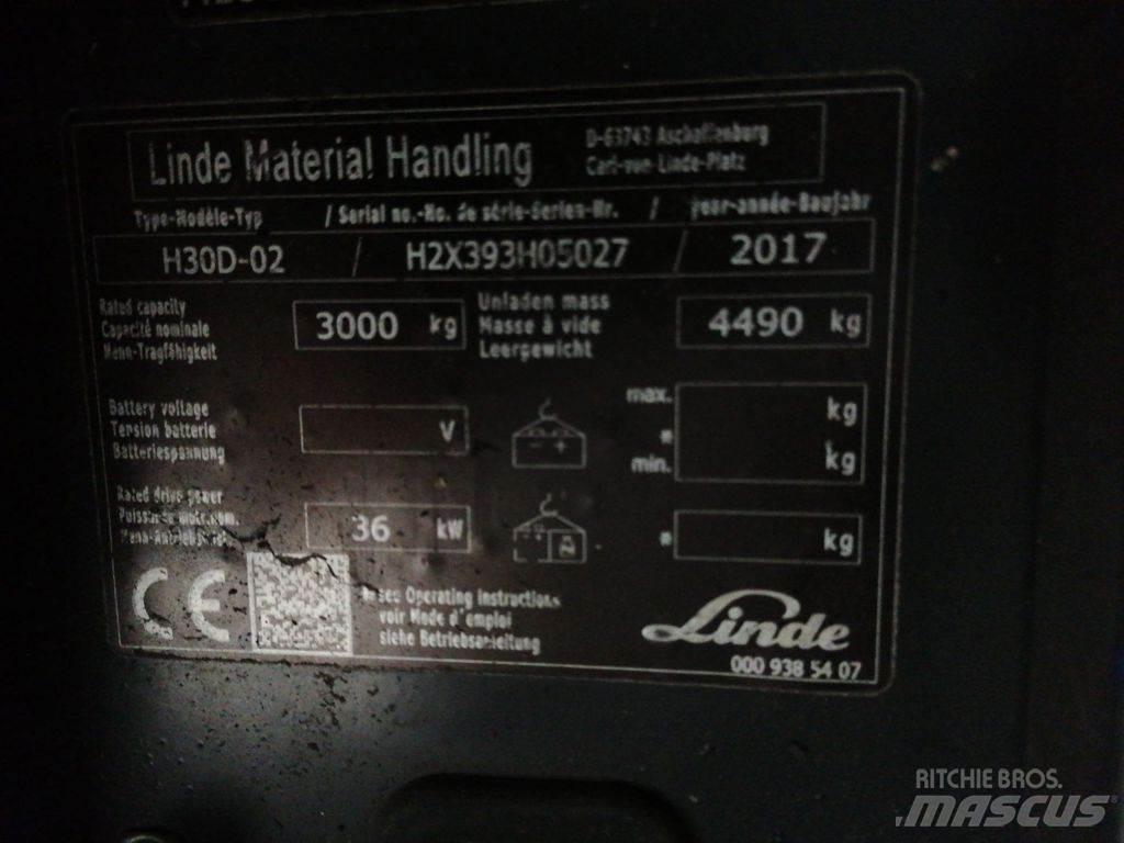 Linde H30D-02 Empilhadores Diesel