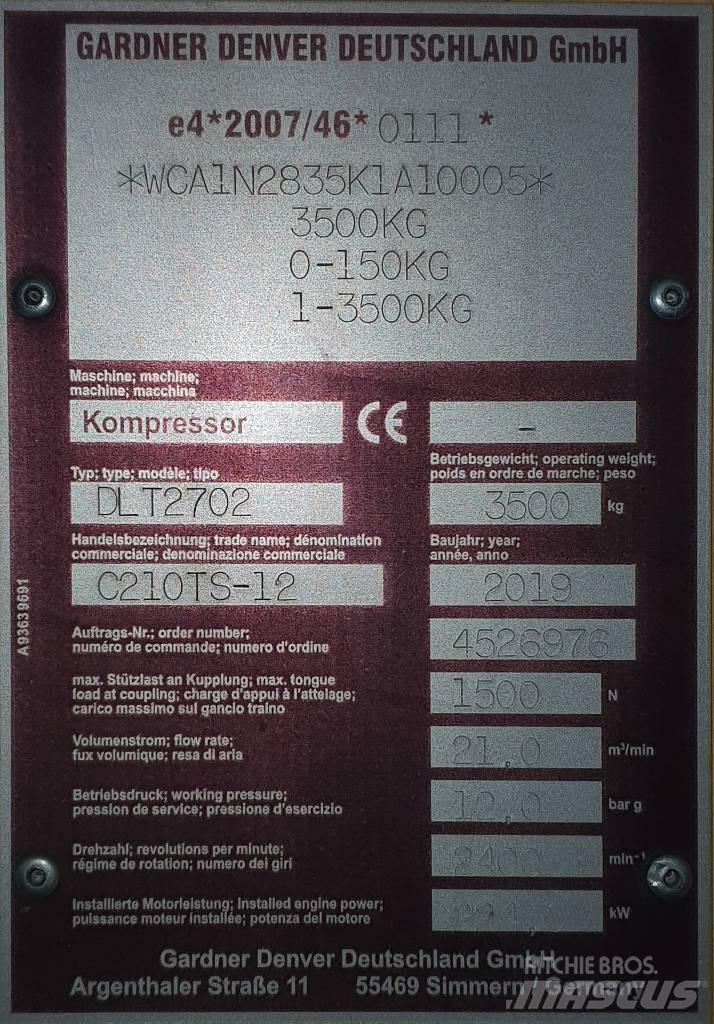 Compair C210 TS-12 Compressores