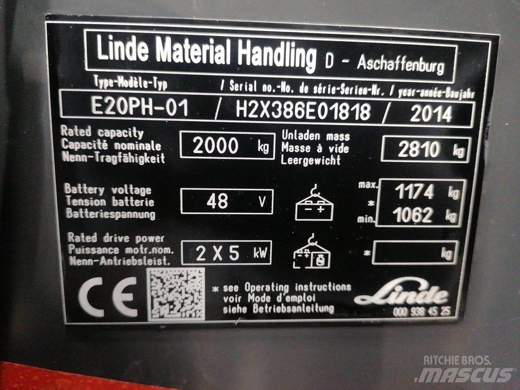 Linde E20PH-01 Empilhadores eléctricos
