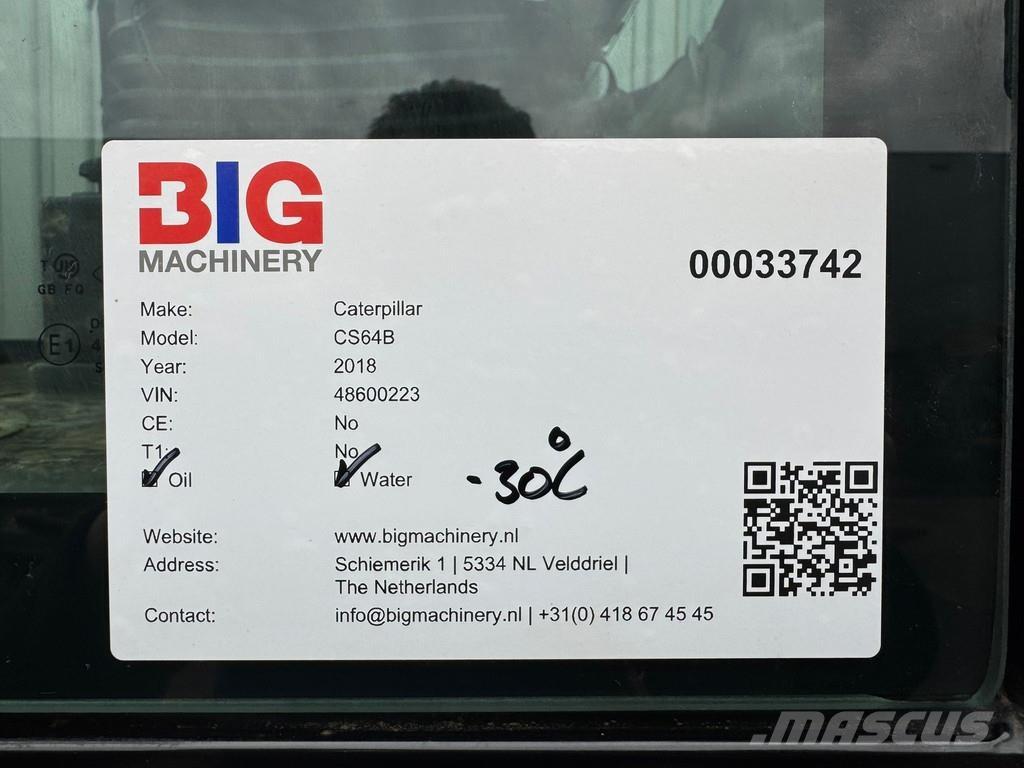 CAT CS64B Cilindros Compactadores monocilíndricos