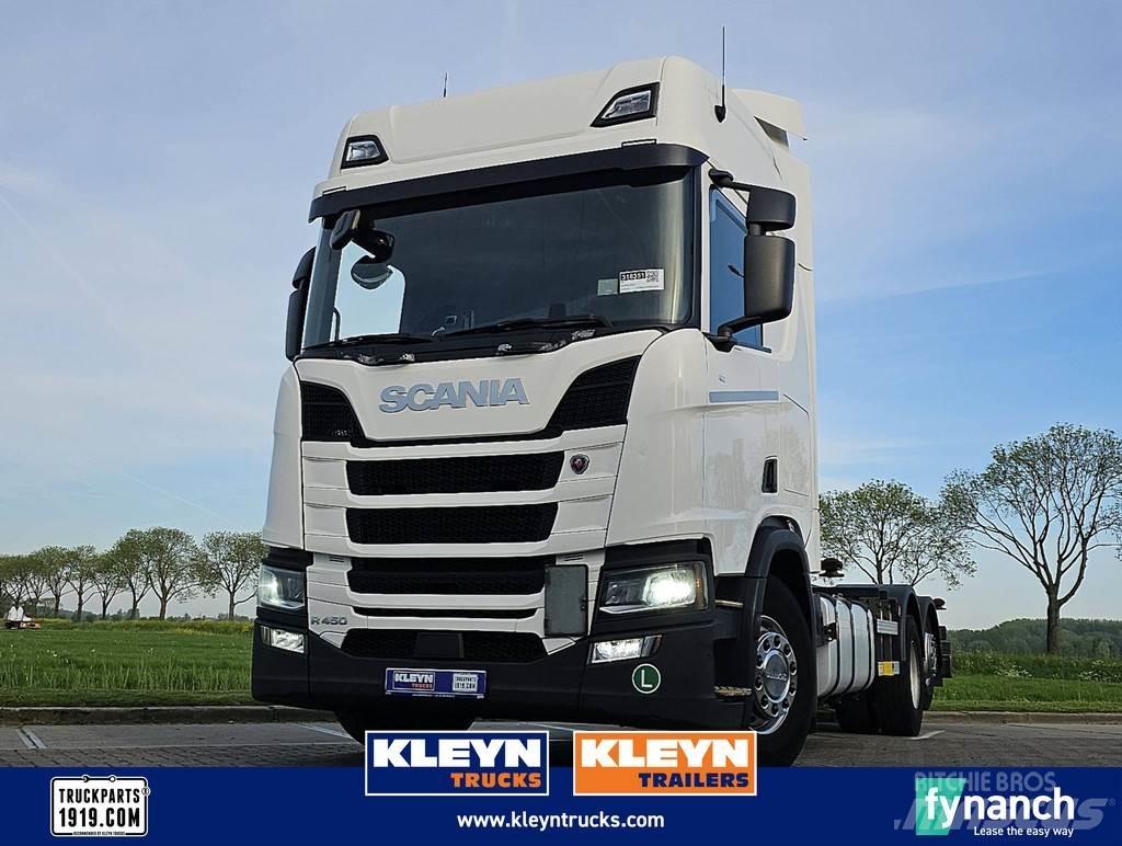 Scania R450 6x2*4 Camiões caixa desmontável com elevador de cabo