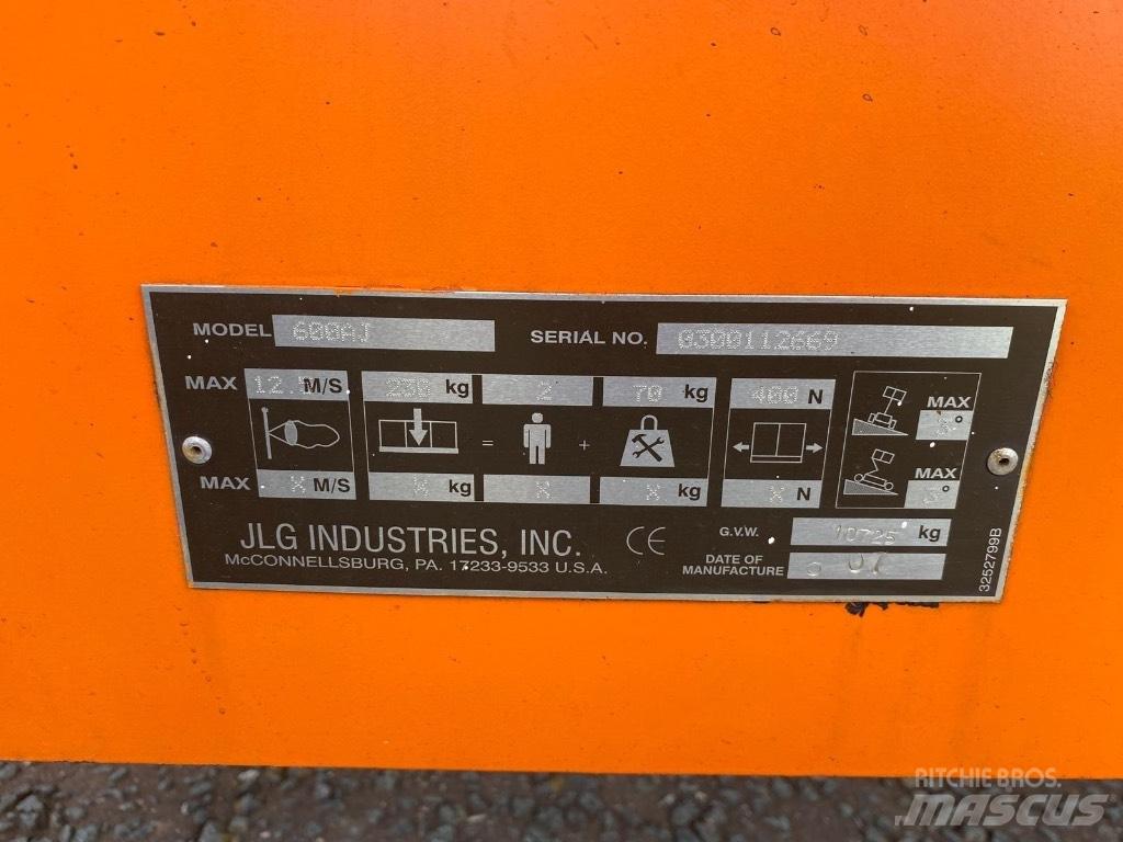JLG 600 AJ Elevadores braços articulados