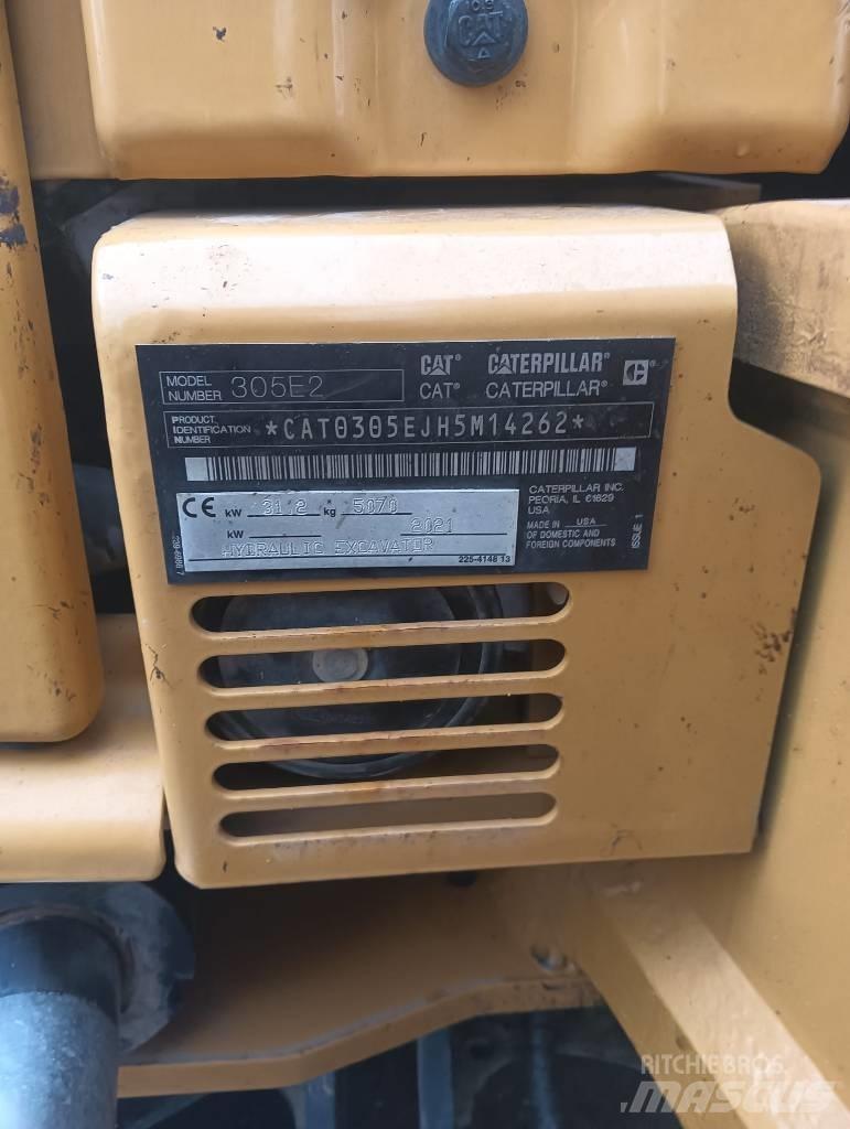 CAT 305 E CR Mini Escavadoras <7t