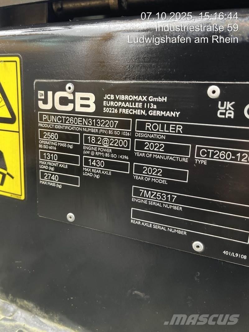 JCB CT260-120 Cilindros
