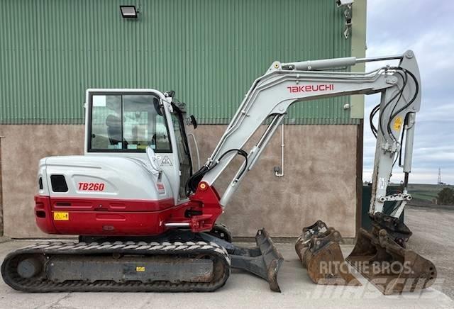 Takeuchi TB 260 Mini Escavadoras <7t