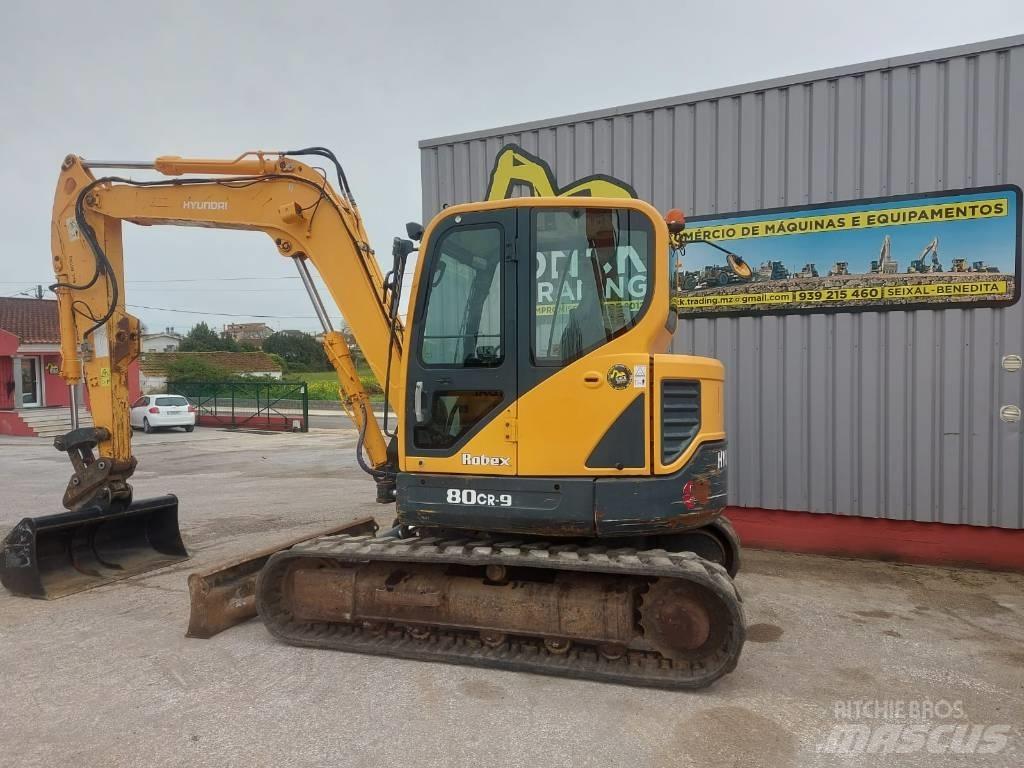 Hyundai R 80 CR Escavadoras Midi 7t - 12t