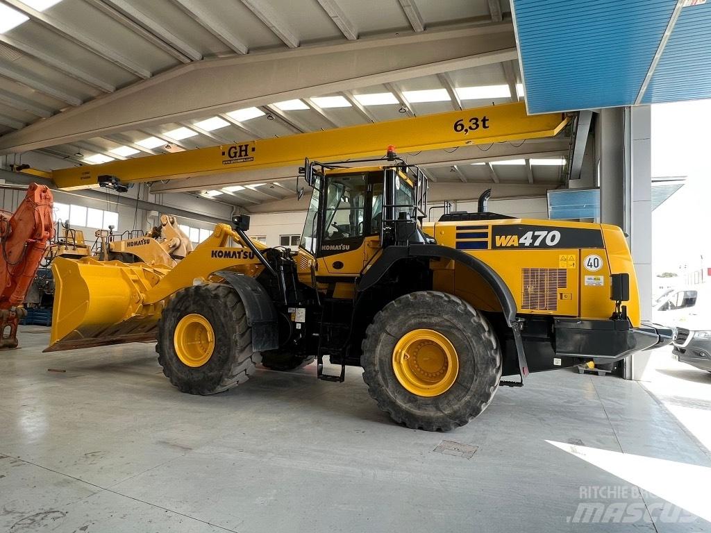 Komatsu Wa470-8 Pás carregadoras de rodas