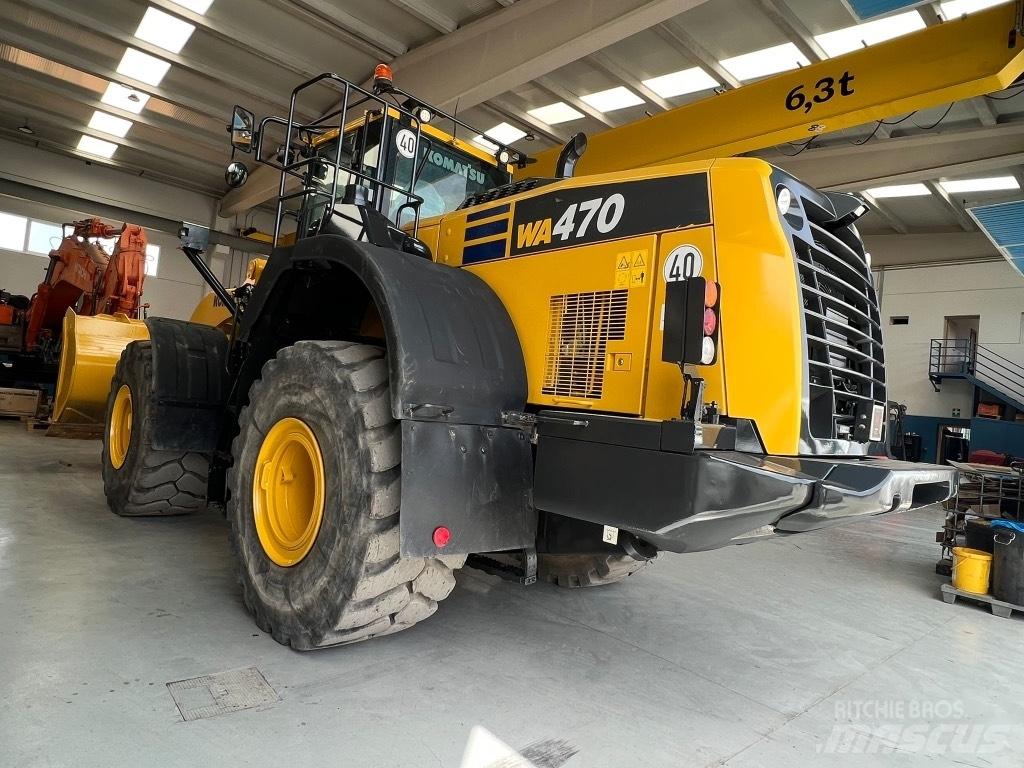Komatsu Wa470-8 Pás carregadoras de rodas