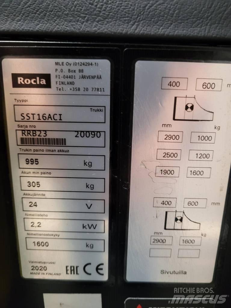 Rocla SST16 ACI Self propelled stackers