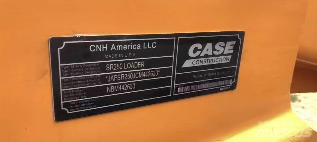 CASE SR 250 Carregadoras de direcção deslizante