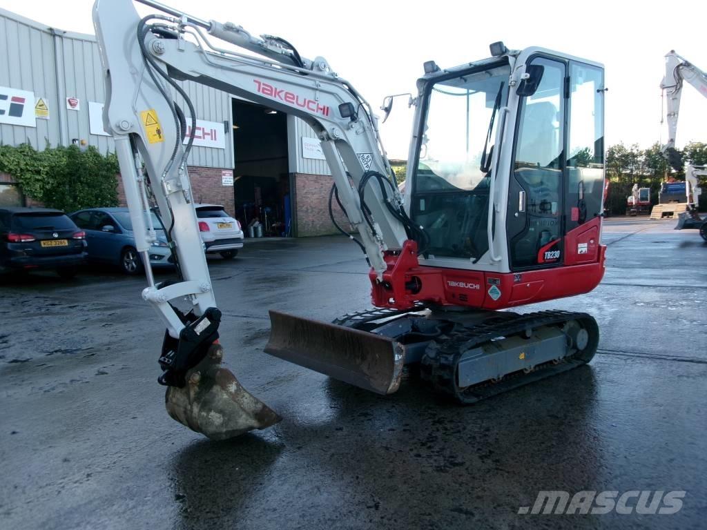 Takeuchi TB 230 Mini Escavadoras <7t