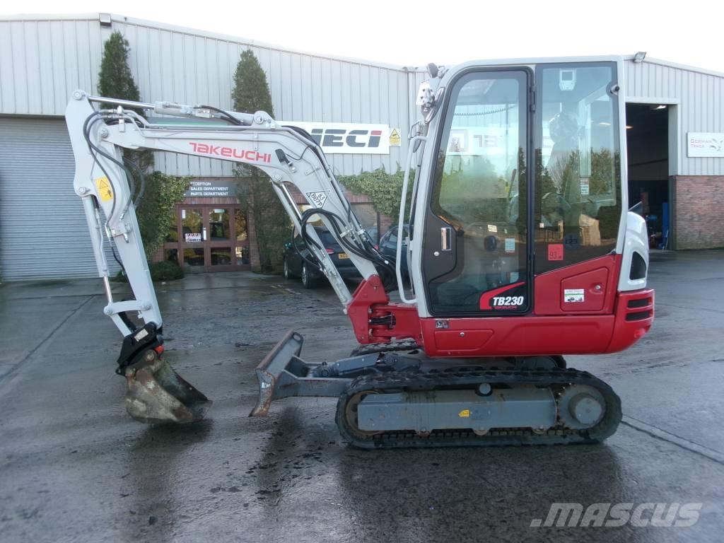 Takeuchi TB 230 Mini Escavadoras <7t