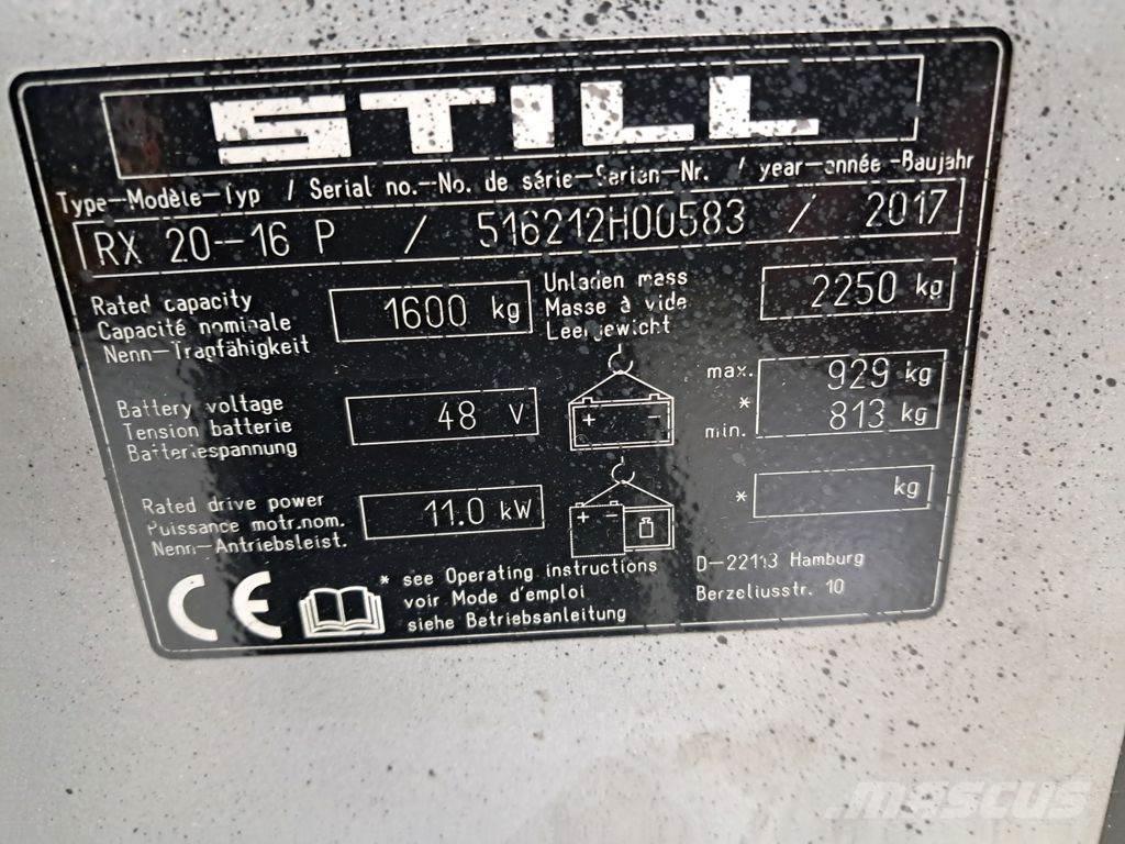 Still RX 20-16 P Empilhadores eléctricos