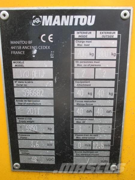 Manitou 170AETJ Elevadores braços articulados