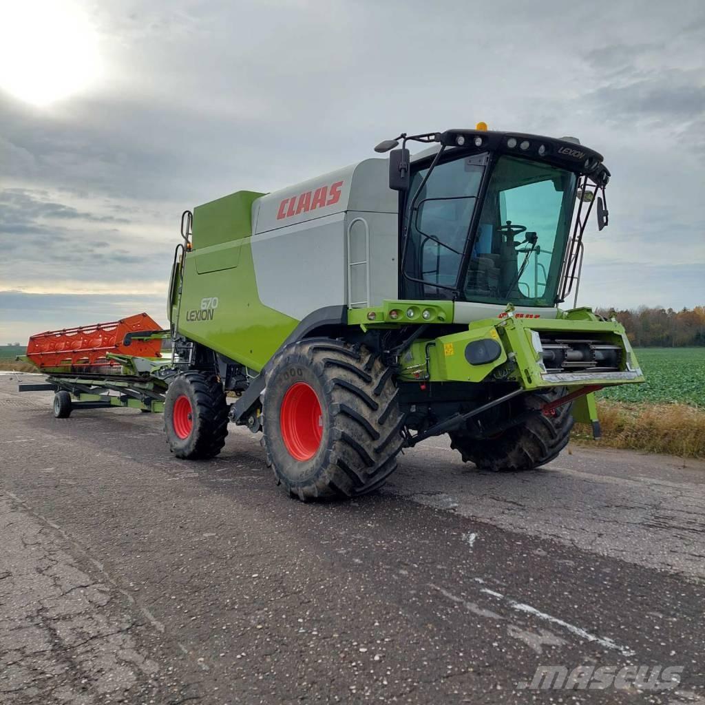 CLAAS Lexion 670 Ceifeiras debulhadoras