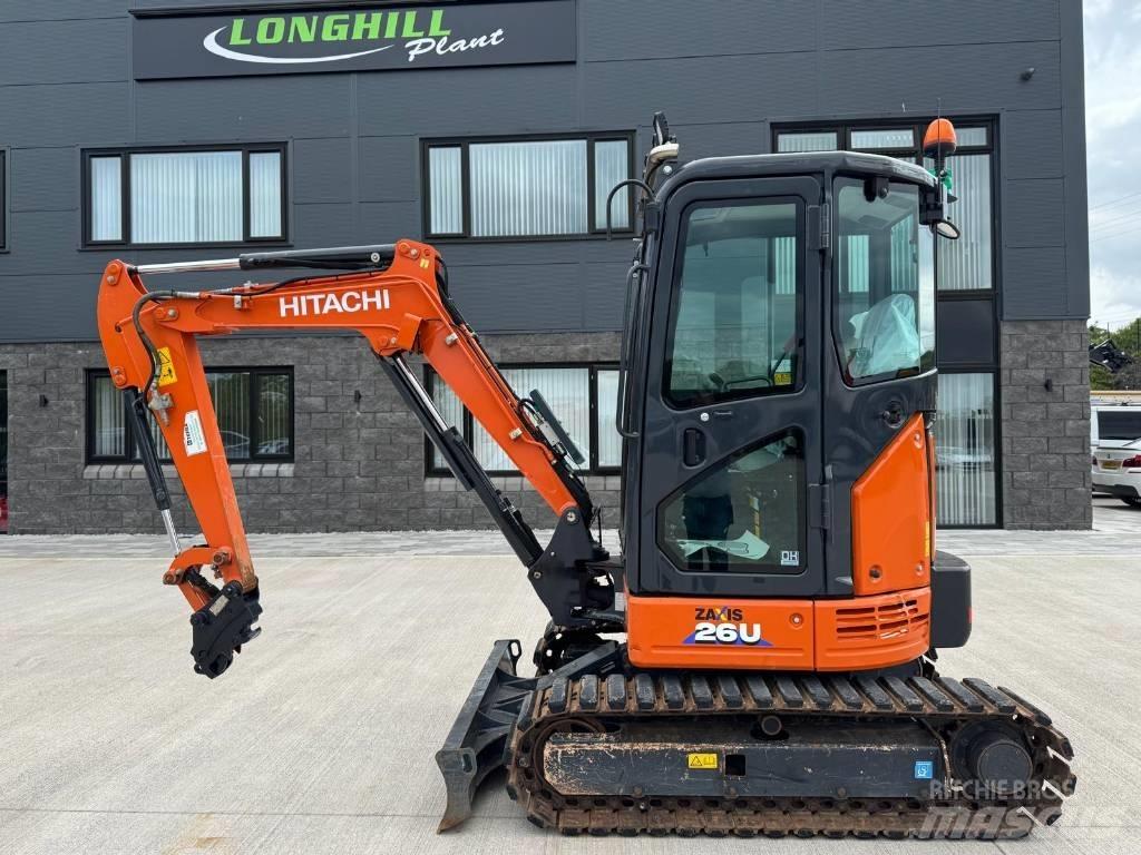 Hitachi ZX 26 U-6CLR Mini Escavadoras <7t