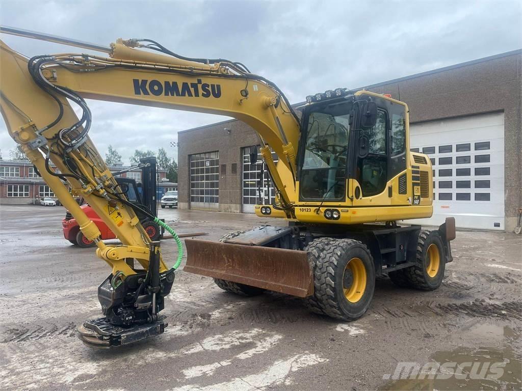 Komatsu PW148-10 Escavadoras de rodas