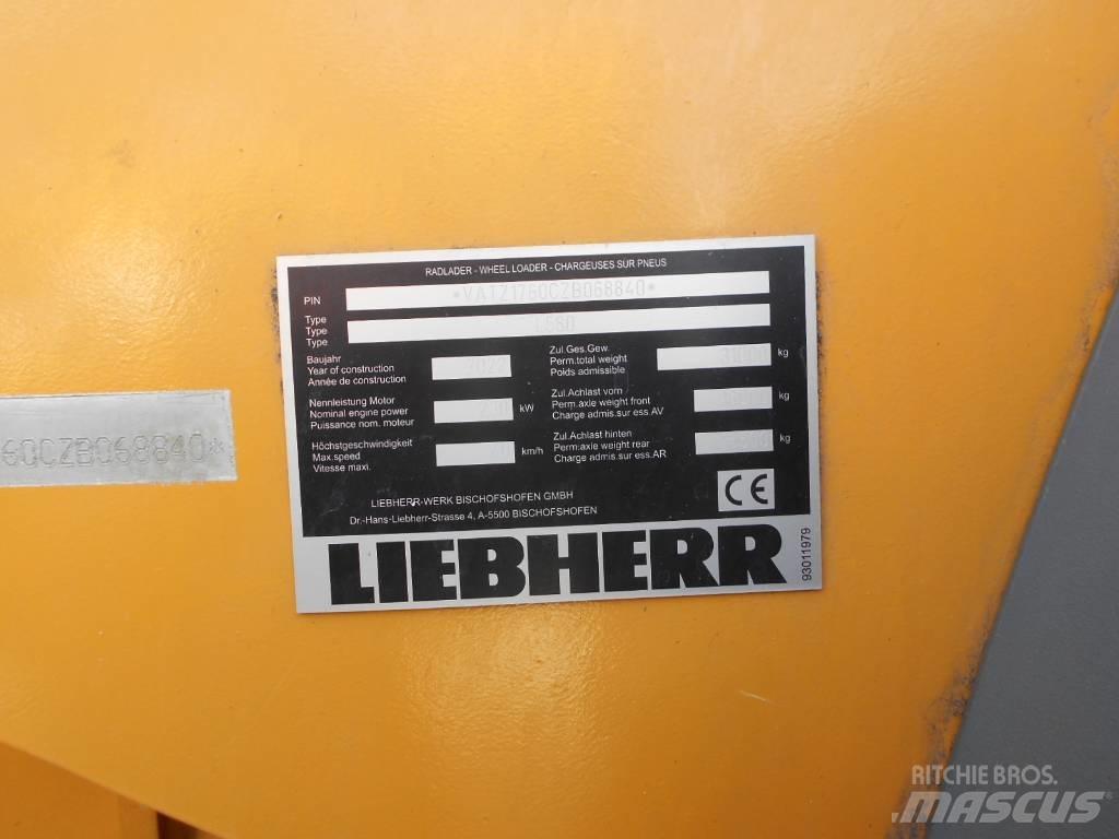 Liebherr L 580 Pás carregadoras de rodas